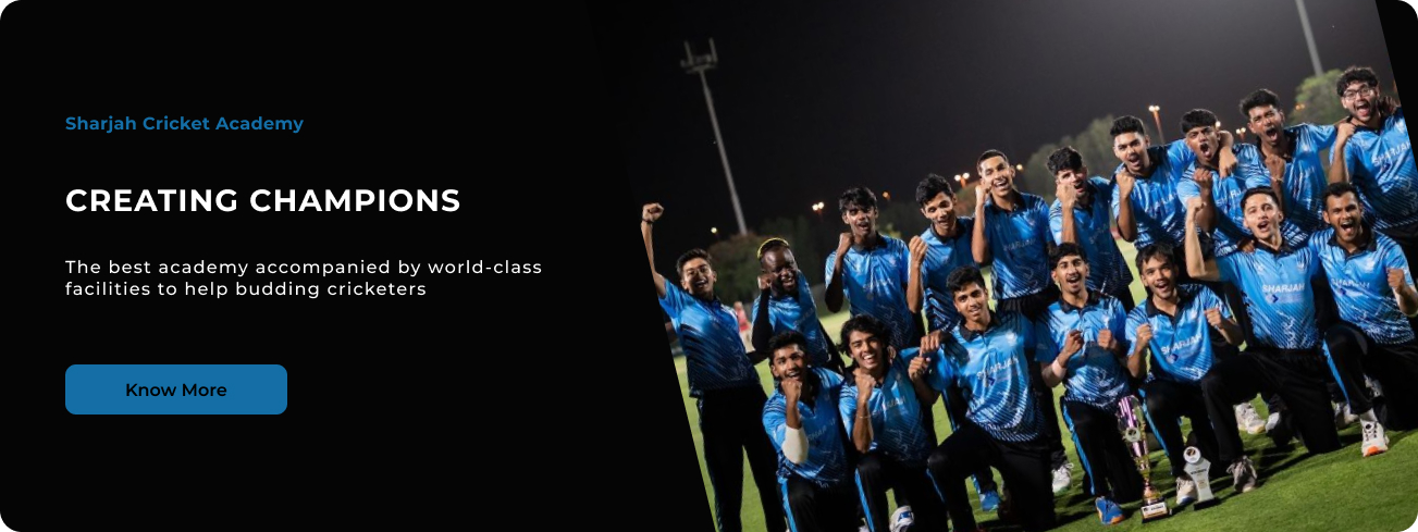 The best academy accompanied by world-class facilities to help budding cricketers